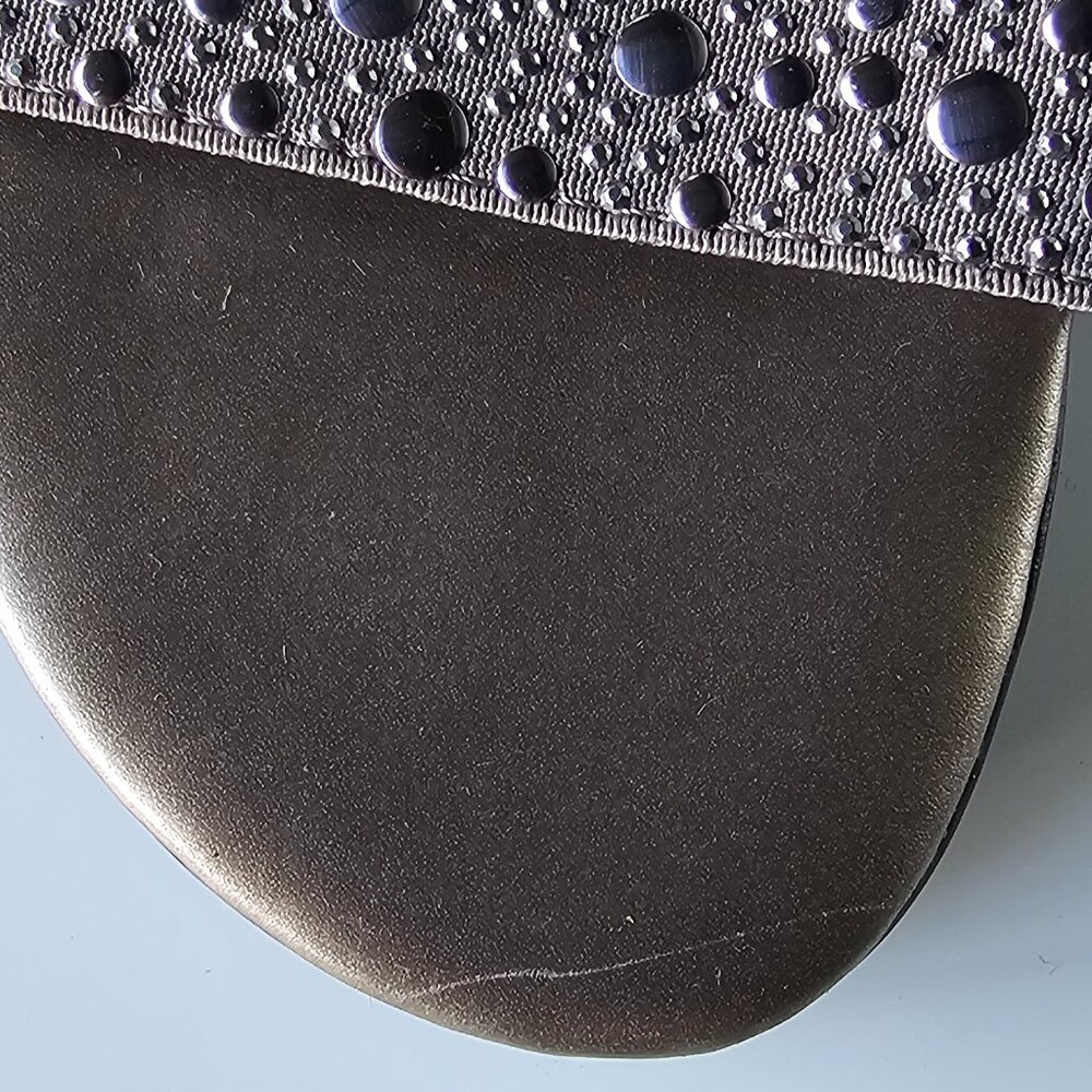 Karen Scott Eddina Embellished Slide Sandals - Pewter size 11m - Picture 5 of 5